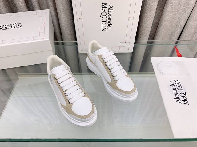 麦昆Alexander Mcqueen 拼色 为小白鞋疯狂打Call 超过150种版面，做市场最顶级的质量。 麦昆Alexander Mcqueen 经典明星爆