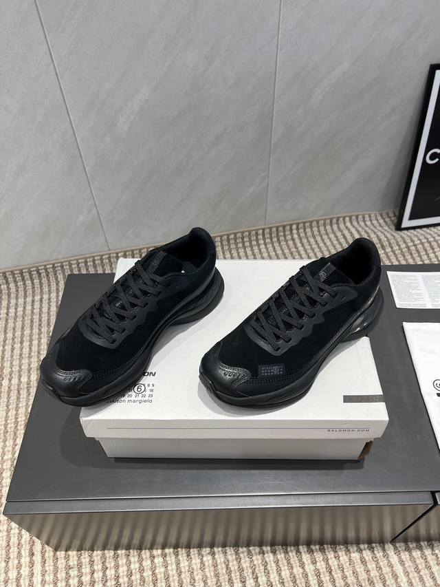 出厂：情侣 独家顶级版本 长期做货 萨洛蒙 Salomon Xt Whisper 新款限定系列 皮面休闲运动鞋 百搭无脑冲！！萨洛蒙厚底百搭休闲鞋 最近就想找一