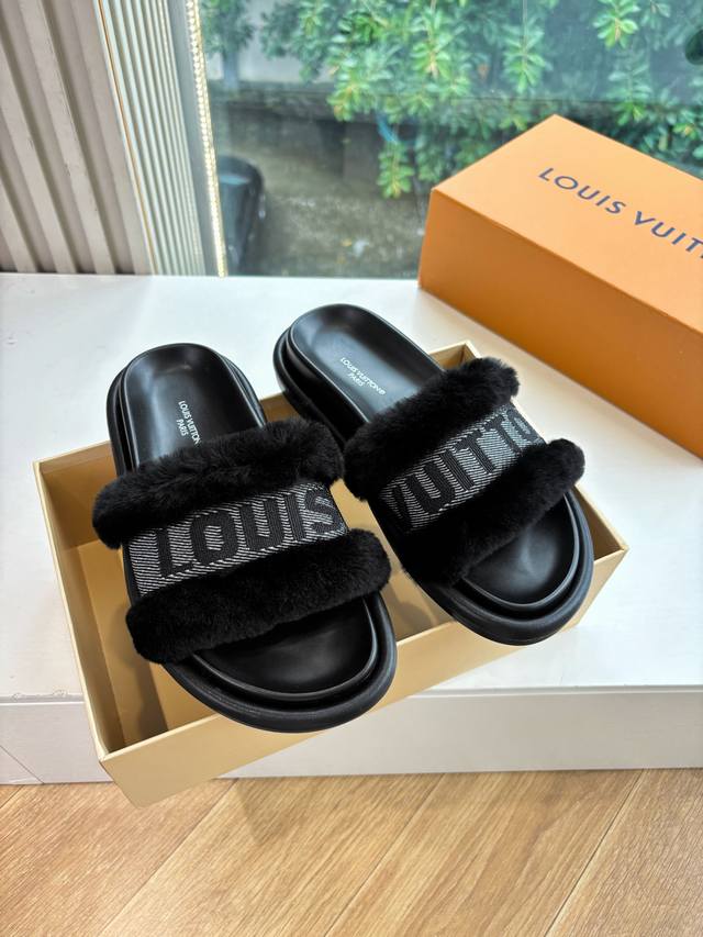 G199所见即所得顶级版本Lv 路易威登 X Tm 6Am 村上隆联名款樱桃凉鞋2025新款毛拖毛毛鞋顶级版本原版一致 专柜主打最新款 Lv X Tm 6Am