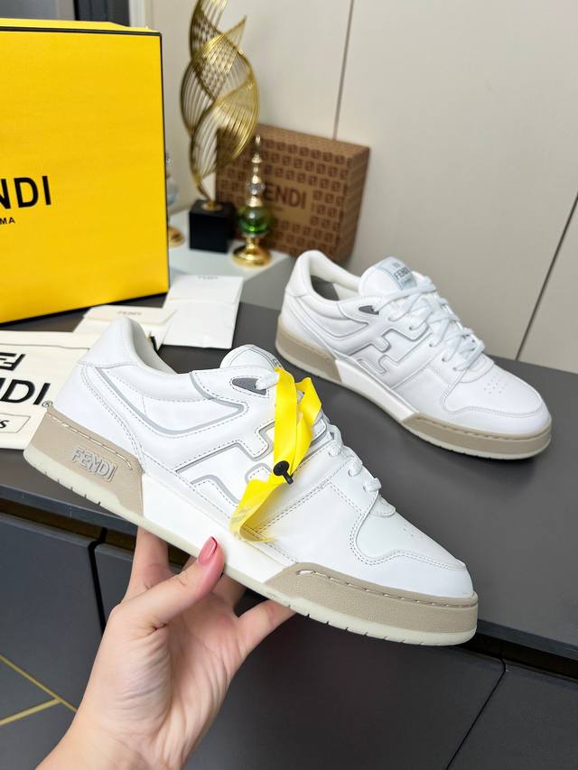 Fendi 芬迪2025秋冬爆款35--45情侣款 Fd Match 原版Rmb9410购入 一比一复刻 设计师Kim Jones打造的首款运动鞋Fendi M