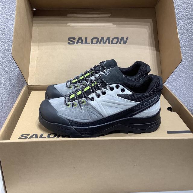 Cdgsalomon萨洛蒙最新联名款厚底鞋 同款超多网红明星上脚 鞋面采用进口牛皮非常柔软 时尚百搭 脚感一如既往的好 原版全套包装 面料：进口牛猄 内里：网布