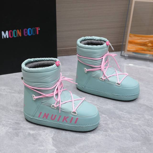 出厂: 独家顶级版本 Moon Boot2025Vs秋冬最新款雪地靴系列 丑萌雪地短靴 忘了Ugg吧，时髦人都在穿Moon Boot雪地靴 如果你难以接受Ugg