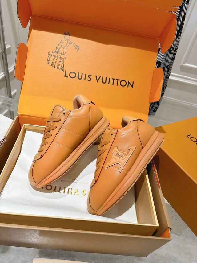 出厂 Louis Vuitton X Nigo 联名款 Buttersoft Fw25 走秀款 胖丁 厚底 休闲 运动鞋 阿甘鞋 面料：原版定制头层牛皮 内里：