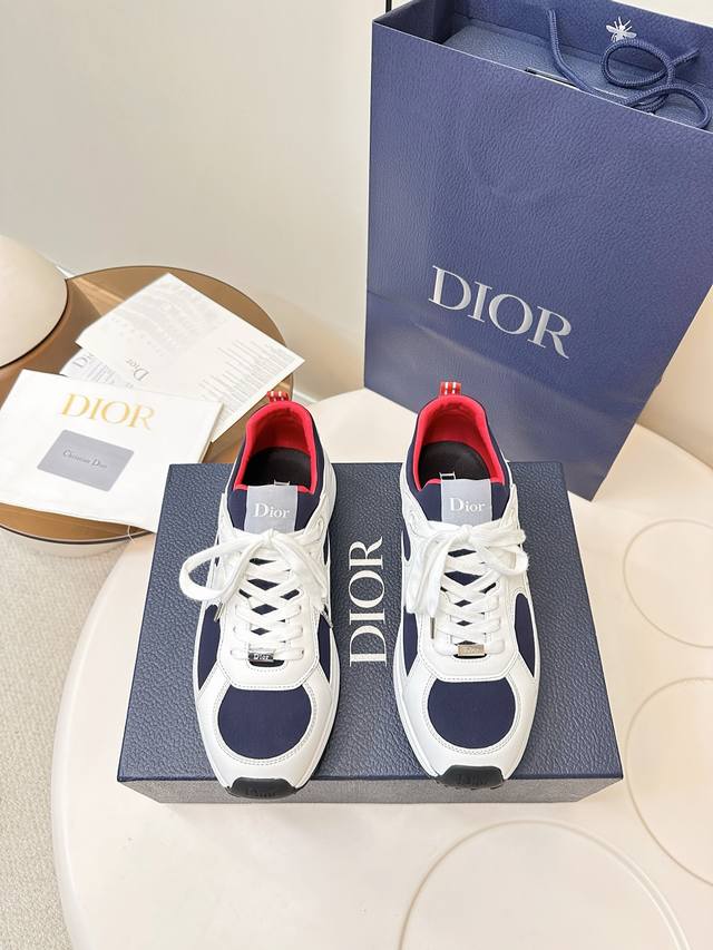 Dior｜迪奥2025Ss新品时尚跑步鞋 德训鞋 运动鞋 乔纳森 安德森新款首秀之作 专柜一鞋难求 超多网红明星种草 上脚炒鸡百搭、太古汇正品购入开发 高端定制