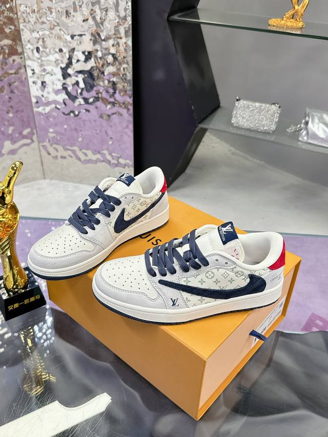 工厂P价P： 飞机盒10 佛山大厂出货 小红书爆款 Travis Scott X Fragment Design X Jordan Air Jordan 1 L