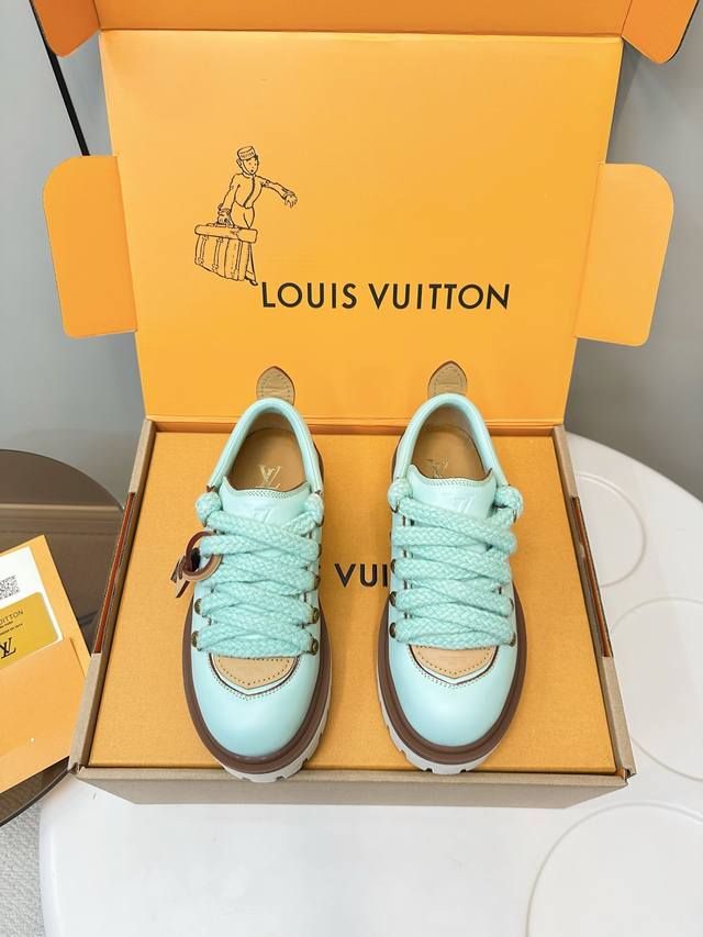 顶级版本 Louis Vuitton｜Lv Remix 系带登山德比鞋 Lv 路易威登2025秋冬新款 专柜主打最新款、Bs代购级别！高级感十足！国内外博主刷爆