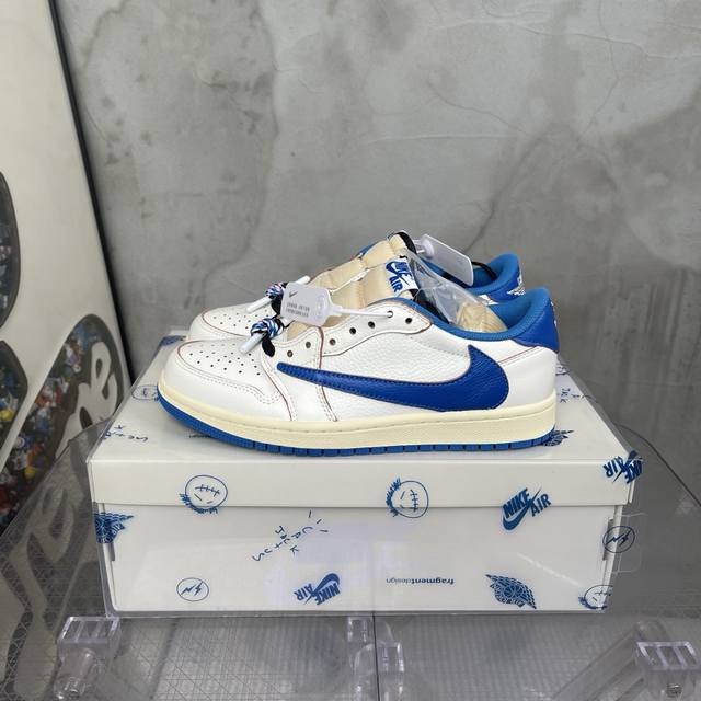 Travis Scott X Fragment X Air Jordan 1 Low 低帮倒钩 36-47.5 含半 纯原版本