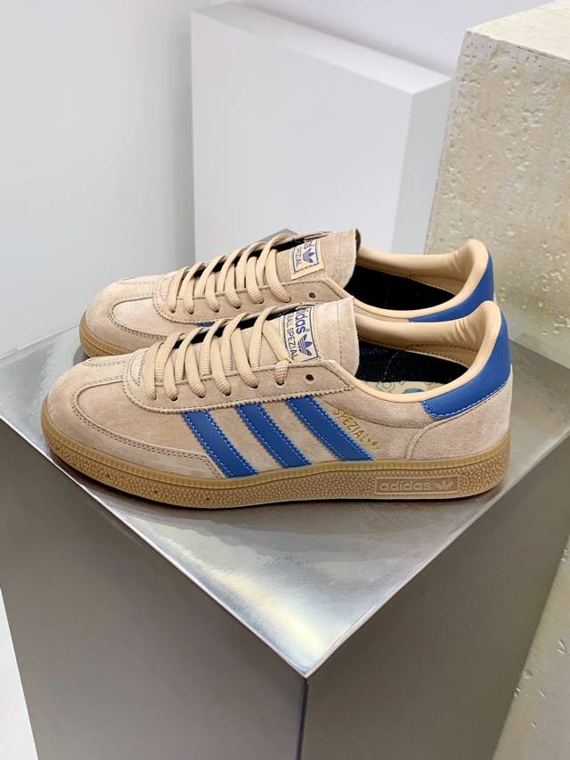 Dt#Ad Handball Spezial 复古单品 阿迪达斯经典款复古休闲板鞋 #原厂原档案开发出品 皮料切割干净无任何毛边 鞋型细节完美 超高清洁度 货号