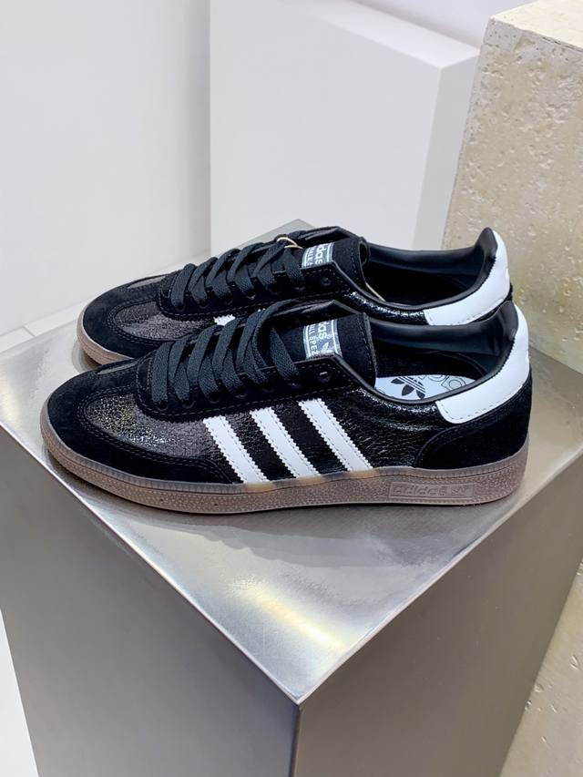 H#Ad Handball Spezial 复古单品 阿迪达斯经典款复古休闲板鞋 #原厂原档案开发出品 皮料切割干净无任何毛边 鞋型细节完美 超高清洁度 货号：