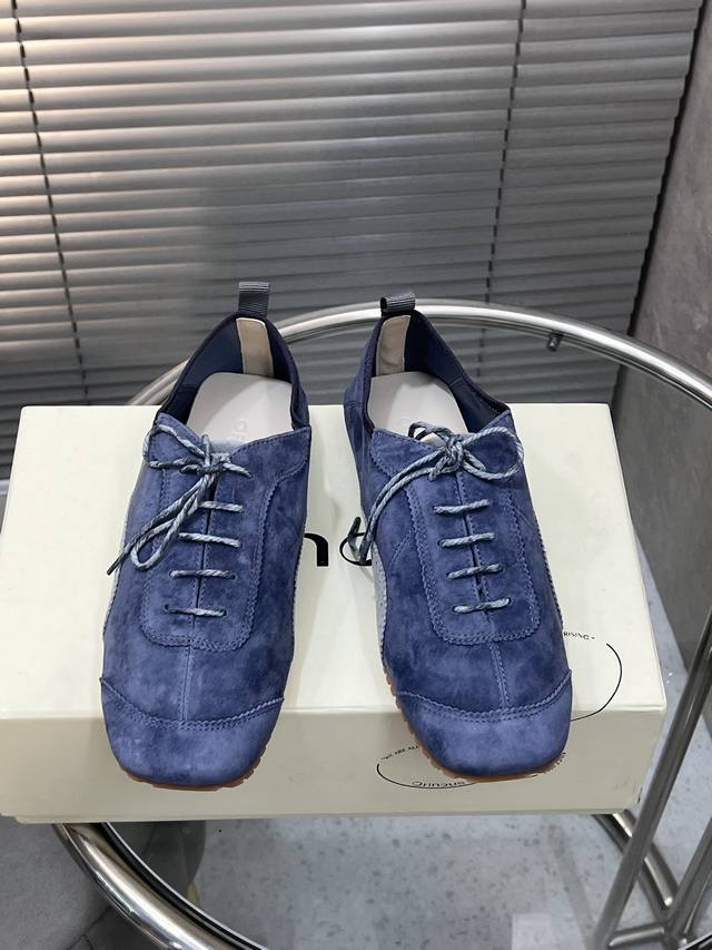 出厂 Orinous 神仙鞋履 方头休闲单鞋 四季鞋！ 小羊皮 超舒服 玛丽珍系列 面料 小羊皮 内里舒适羊皮里 原版可回收材质收腰流线型橡胶大底 码数 35-