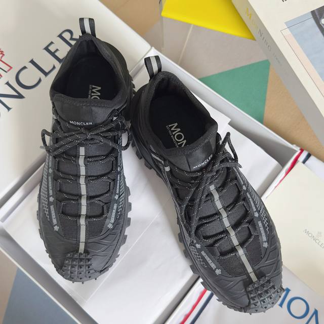 顶级版本：男款 Moncler 盟可睐 蒙口 Trailgrip Apex Gtx 户外 休闲 运动鞋 老爹鞋 原版购入开发 做货 Trailgrip Apex