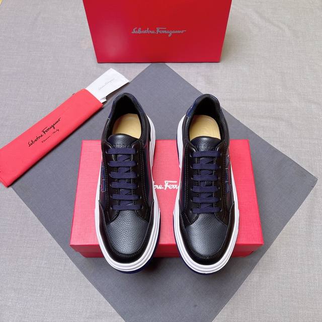 调工厂P价 男装男鞋 运动原单 F 菲 炸街男神新品运动鞋来袭，专柜同步发售原厂配置，意大利进口原版牛皮，男士休闲百搭款，鞋底原厂特供原版底超级舒适，原厂跟单货