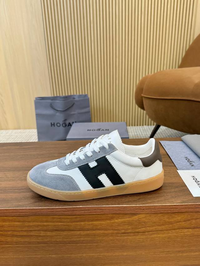 实价 顶级版本：男鞋同款 Hogan霍根 最新Platform系列休闲 运动鞋 德训鞋 原版购入开发 做货 这款Platform系列运动休闲鞋，线条勾绘，重构风