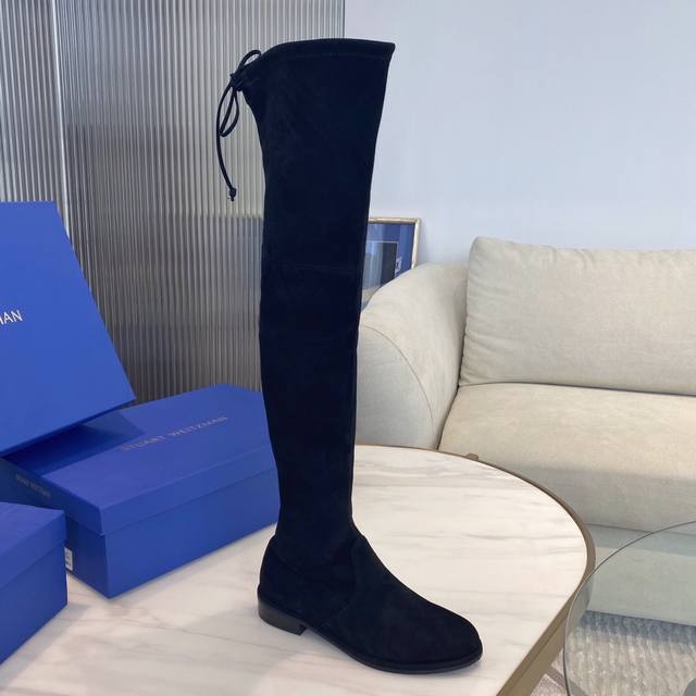 Sw Lowland 2.5Cm经典弹力过膝长靴 真丝里 经典升级款 隆重限量推出专柜品质火爆发售专柜又是卖断货的节奏， 好莱坞明星网络红人争先抢秀赶快抢先秀上
