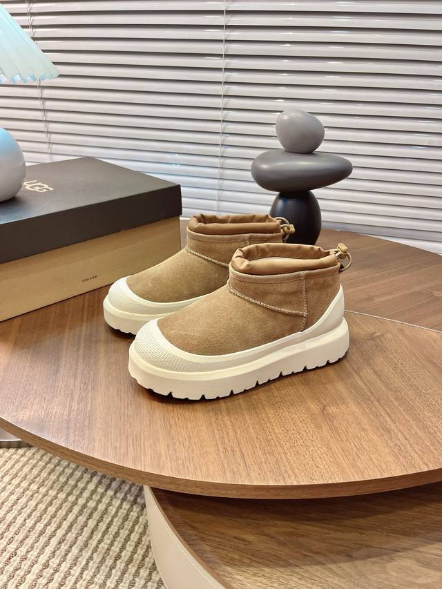 塔斯曼迷你 防水混合款 系列:Heritage Weather Hybrid经典混合款 品名:Ciultra Mini Weather Hybrid经典超短靴