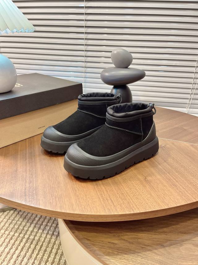 塔斯曼迷你 防水混合款 系列:Heritage Weather Hybrid经典混合款 品名:Ciultra Mini Weather Hybrid经典超短靴