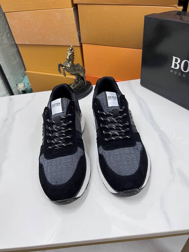 调工厂P价 男装男鞋 运动原单 阿玛尼 休闲板鞋 官网同步新款 进口打蜡牛皮真皮内里制作Lv原版中底 私家定制滴胶发泡大底大底组合 38-44M