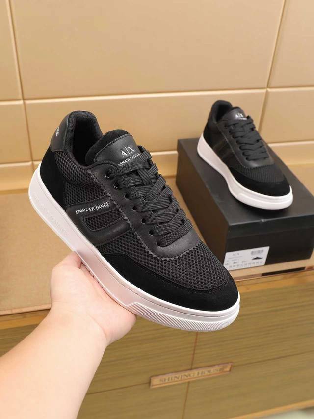 调工厂P价 男装男鞋 运动原单新款Ax阿马尼男鞋，码数38一46
