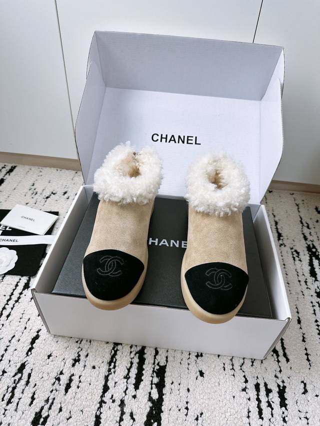 工厂P价 女装女鞋 运动原单 小香26A 官网最新款 雪地靴选配飞机盒加10块 专柜品质 所有材质都根据原版定制！购入正品开发 Chanel 2026秋冬款毛毛