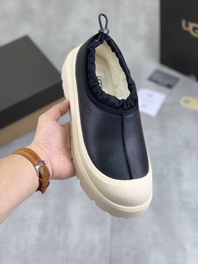 工厂P价P 实价 情侣款 Ugg Tasman Weather Hybrid一秒蹬雪地靴 王一博同款经典Tasman鞋型之上加入大橘底机能撞色设计环保防水防雪材