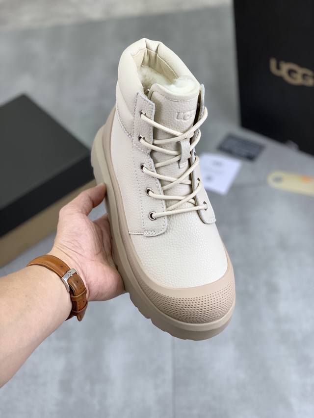 工厂P价P 实价 情侣款 Ugg Tasman Weather Hybrid一秒蹬雪地靴 王一博同款经典Tasman鞋型之上加入大橘底机能撞色设计环保防水防雪材