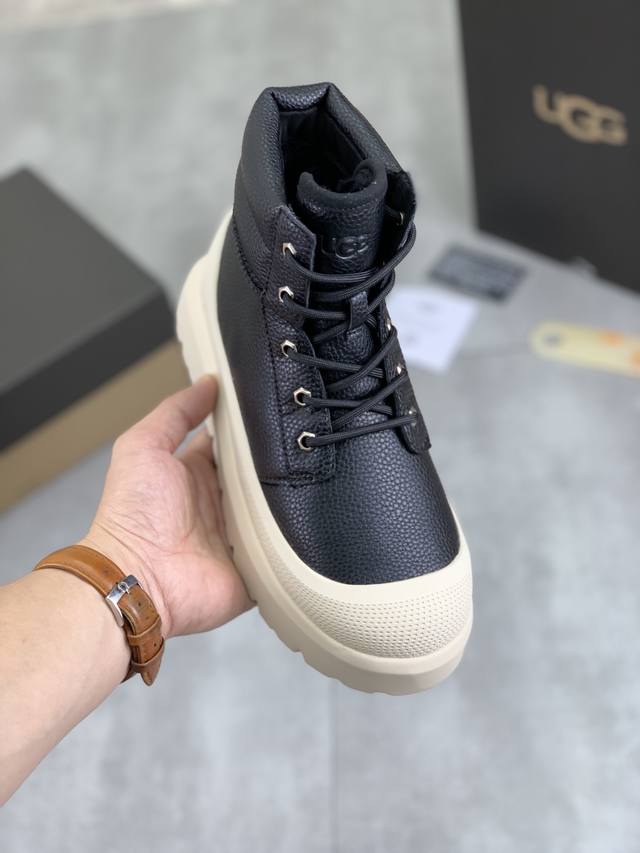 工厂P价P 实价 情侣款 Ugg Tasman Weather Hybrid一秒蹬雪地靴 王一博同款经典Tasman鞋型之上加入大橘底机能撞色设计环保防水防雪材