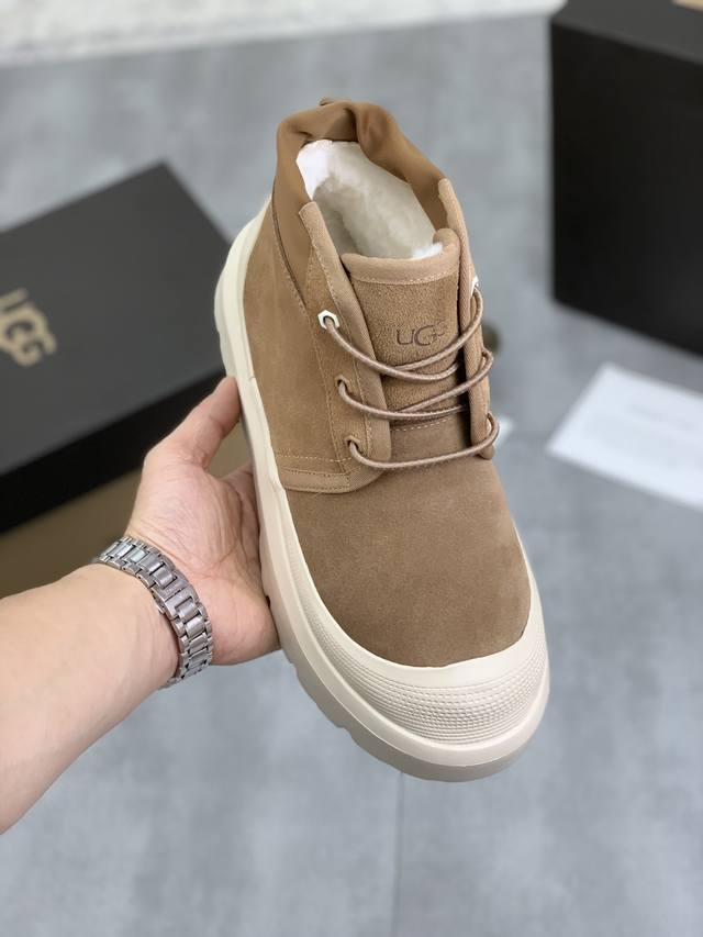 工厂P价P 实价 情侣款 Ugg Tasman Weather Hybrid一秒蹬雪地靴 王一博同款经典Tasman鞋型之上加入大橘底机能撞色设计环保防水防雪材