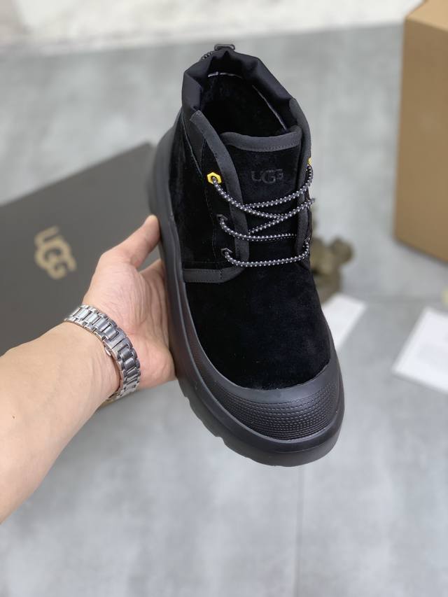 工厂P价P 实价 情侣款 Ugg Tasman Weather Hybrid一秒蹬雪地靴 王一博同款经典Tasman鞋型之上加入大橘底机能撞色设计环保防水防雪材