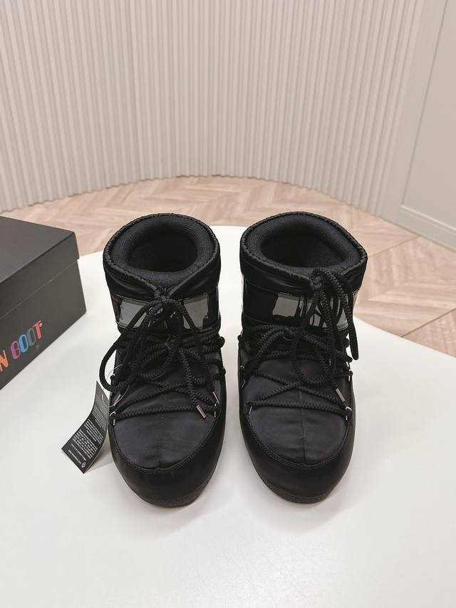 实价不让利 ！布款短靴 Moon Boot 24Ss 秋冬最新款雪地靴系列 丑萌雪地短靴 忘了Ugg吧，时髦人都在穿Moon Boot雪地靴 如果你难以接受Ug