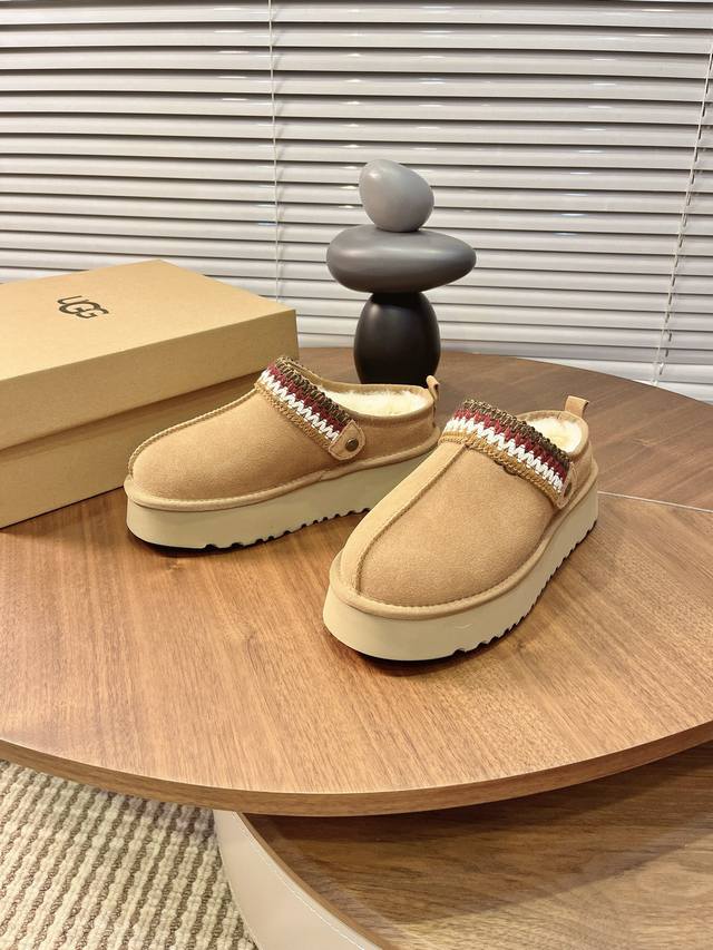 实价： 民族风跟拖，可做拖鞋可做跟鞋穿着方便，开车都能穿的民族风. 牛二层面+羊毛里 五个色黑色，栗色，沙色，巧色，军绿 码数35-41 41定做不退换