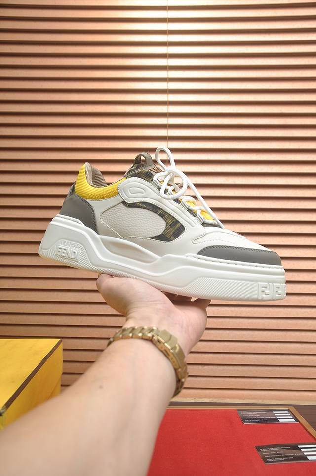 出厂价P Fendi芬迪 最新情款休闲运动鞋 众多明星同款 Fd Match 原版一比一复刻 设计师Kim Jones打造的首款运动鞋Fendi Match 和