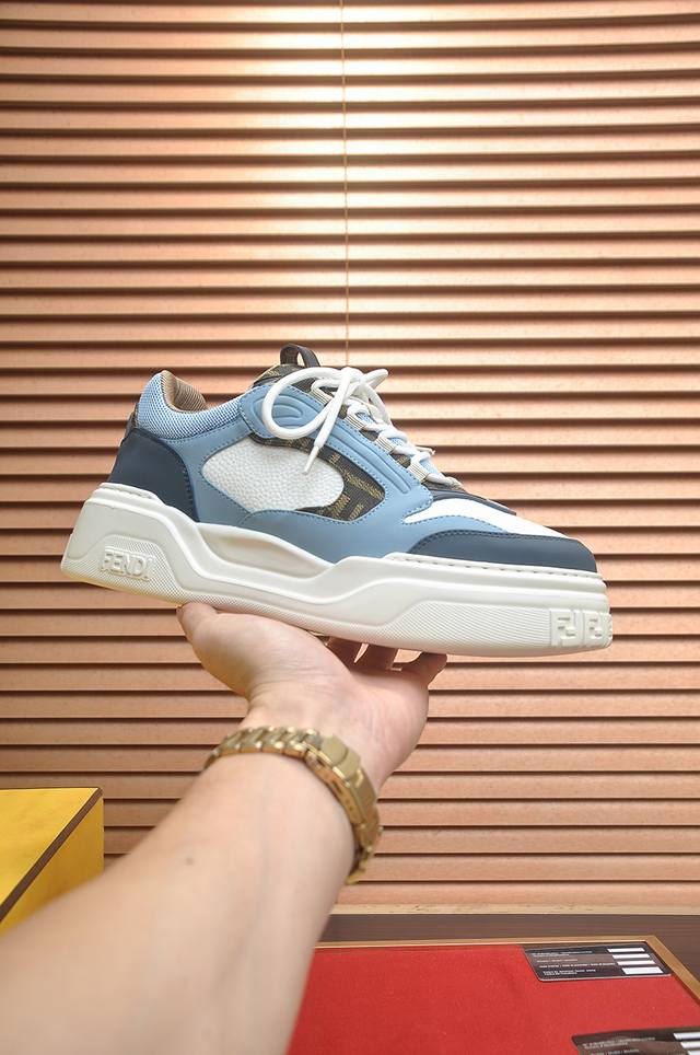 出厂价P Fendi芬迪 最新情款休闲运动鞋 众多明星同款 Fd Match 原版一比一复刻 设计师Kim Jones打造的首款运动鞋Fendi Match 和