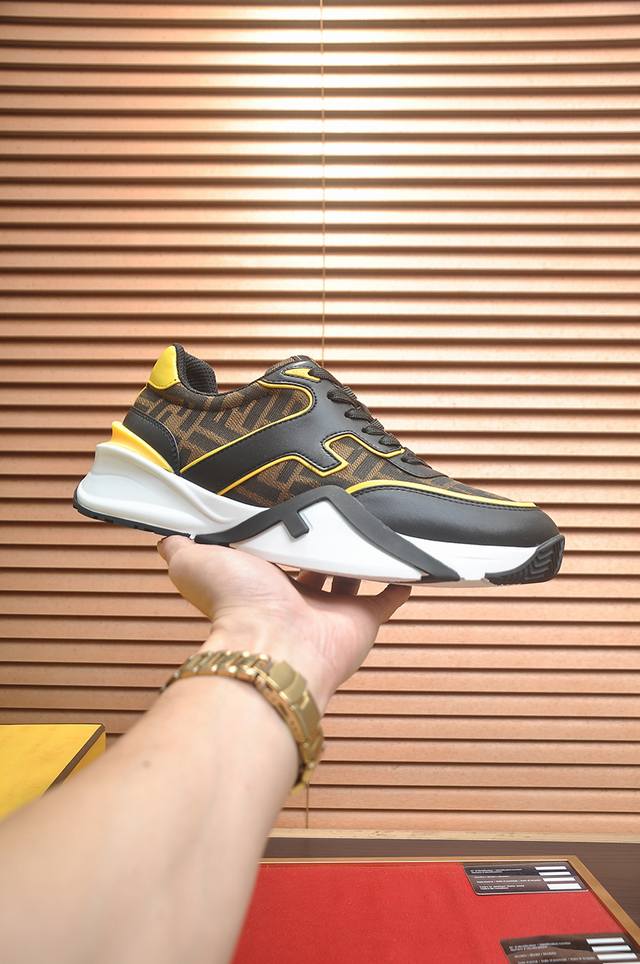 出厂价P Fendi芬迪 最新情款休闲运动鞋 众多明星同款 Fd Match 原版一比一复刻 设计师Kim Jones打造的首款运动鞋Fendi Match 和