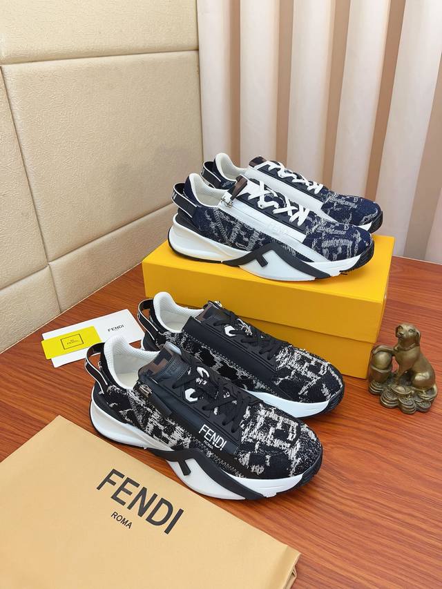 价： Fendi.芬迪 新款 精品休闲鞋 原版高品质鞋面进口牛皮制作 真皮内里加厚乳胶鞋垫版型时尚 动感十足原版芬迪舒适大底 简洁大方运动休闲。码数38-44