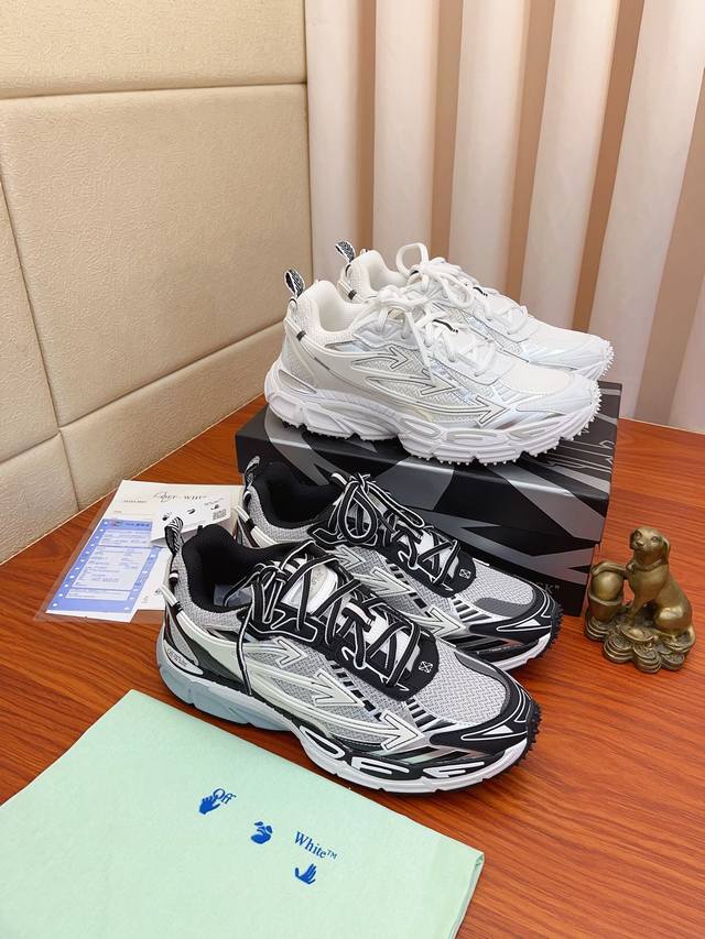 价： Off-White 最新款潮鞋，标志性箭头和Off字样的鞋底将时尚 活力感拉满，舒适透气又百搭 潮人必备！原版复刻，1:1定制 独家私模大底35-41 3