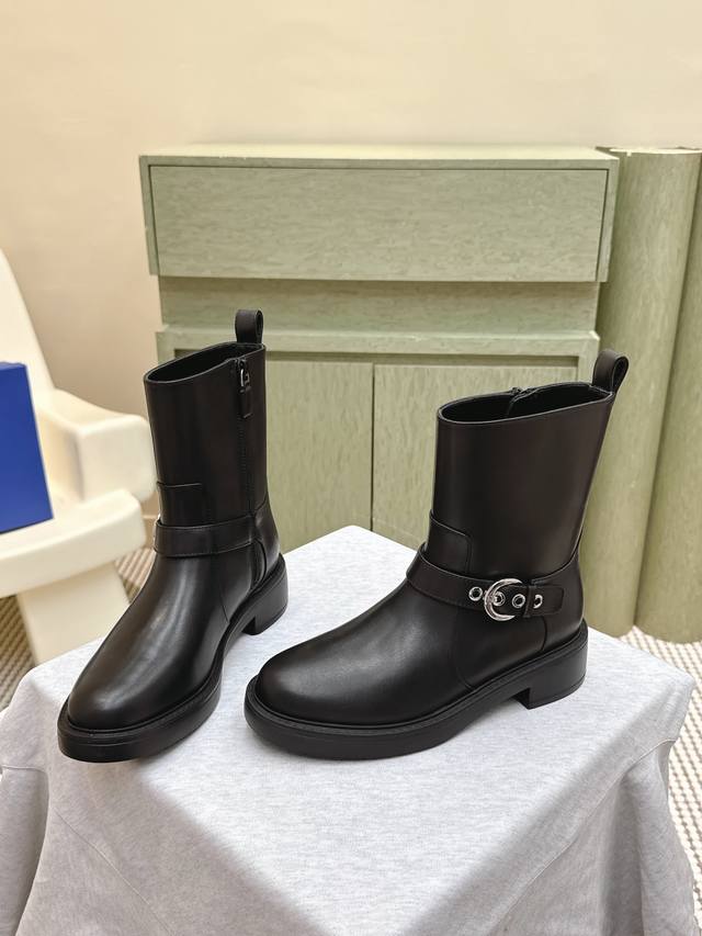 代购级牛反绒480 小牛皮 ｜D0751Stuartweitzman Fw 25New Arrival～杨紫大姐姐同款 尖头 高跟短靴 Sw新款厚底马丁靴百搭实