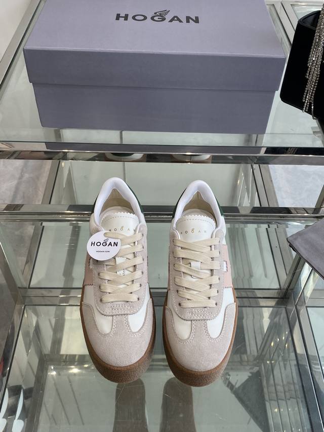 Hogan 霍根 25Ss最新Platform系列H698 厚底 休闲运动鞋 德训鞋 原版购入开发 做货 这款Platform系列运动休闲鞋，线条勾绘，重构风格