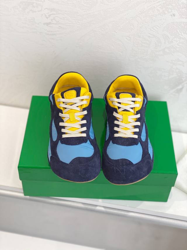 工厂P直销 男款＋50 Bottega Veneta 葆蝶家 Bv Orbit 复古休闲运动鞋 低调的奢华，极简的美学 Bottega Veneta Orbit