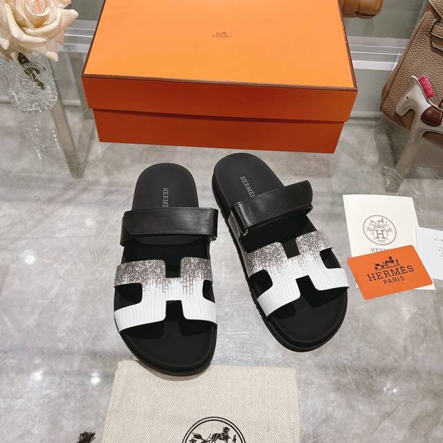 二舅拖全系列』 蜥蜴皮出厂价Pp女款 男款 Herme*25新款H拖鞋 鲜清艳新 ～时尚活力清气春息 不多解释了，买过的都知道 Tpu防滑大底 35-39 女码