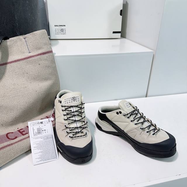 高品质出厂 ！小众潮牌情侣款！半拖款！Maisonmargiela&Salomon25春夏Mm6联名款 休闲运动厚底登山德比鞋联名 X-Alp系列 情侣款 户外