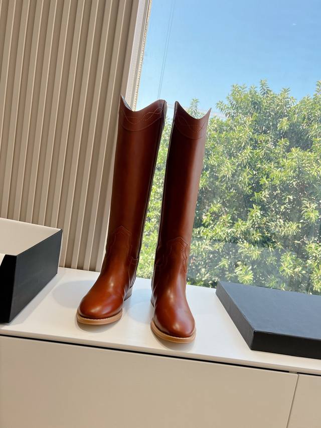 Ysl 圣罗兰G037女士Kate黑色光滑皮革靴子经典长靴骑士靴 鞋型线条流畅.版型超赞 上脚舒适.增高.显瘦.拉长腿部线条 独家顶级版 Zp开发 一比一鞋材定