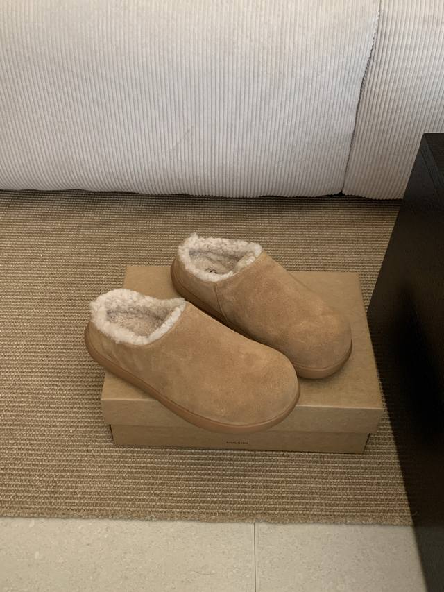 小土豆半包拖鞋 升级版爆款 完美版型 The Row风的穆勒拖鞋 简单大方的款式 百搭又老钱 Size：35 45 男码+10