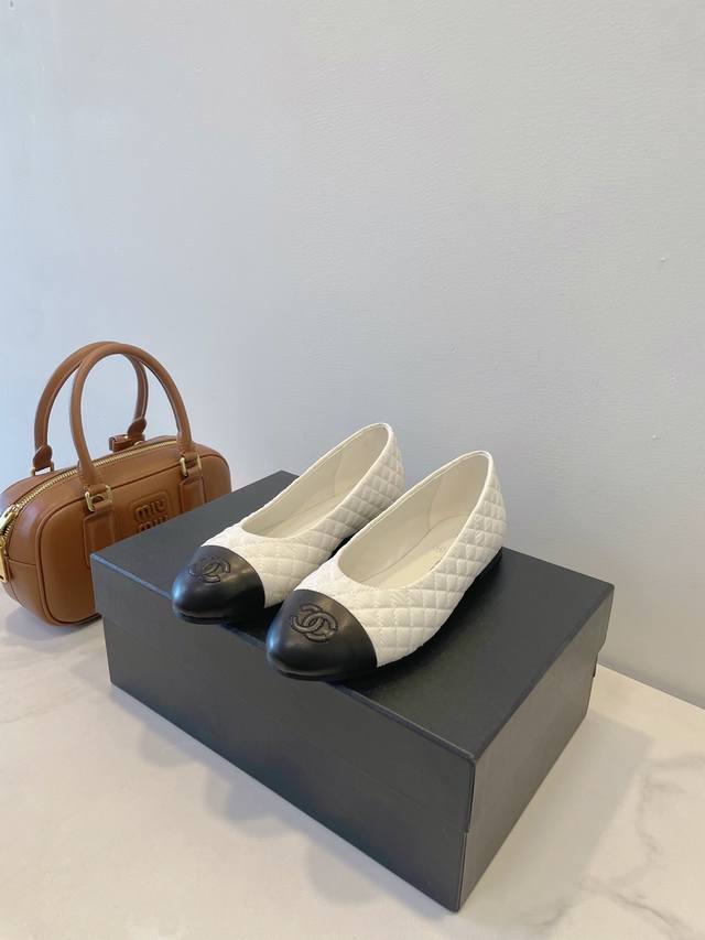 Chanel 香奈儿 经典跳舞鞋 软底软面！ 可文艺可时髦 穿搭率实在太高了 Size 35-42