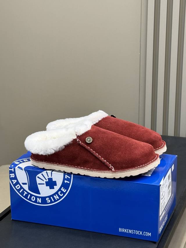 顶级品质 勃肯2025秋冬新品 好看极了！手工痕迹重，惊赞喽 皮毛一体美内里 时髦好穿；绝了 Size 35-40