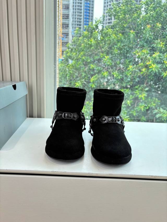 出厂 顶级版本 代购级别原版开发情侣款Balenciaga巴黎世家滑雪系列Skiwear最新款阿拉斯加雪地靴 正品Rmb 购入开发 完美复刻 设计师推出探索时尚