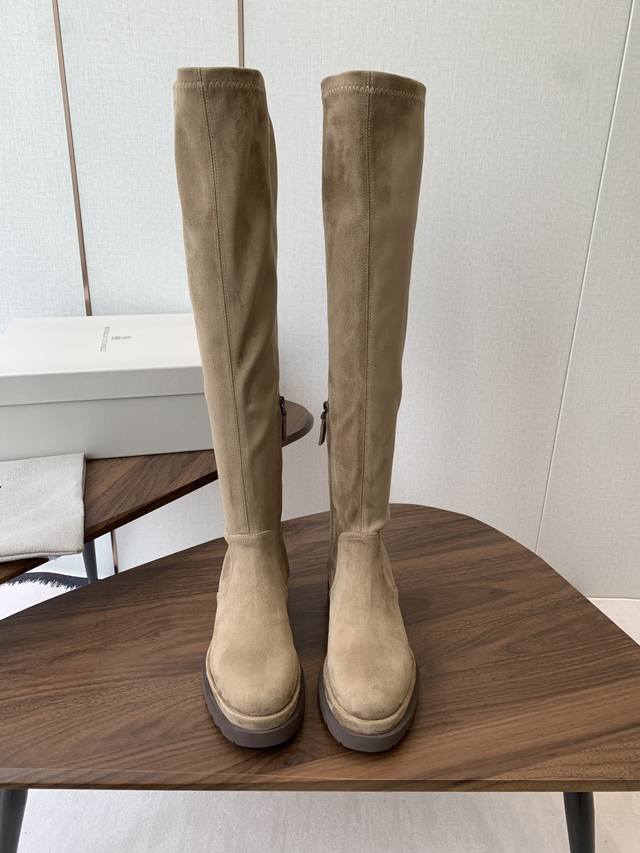 Brunello Cucinelli顶级原单秋冬 Bc牛皮高筒 厚底 弹力长靴 购入Zp对比定制 Brunello Cucinelli是来自意大利的世界顶级奢侈