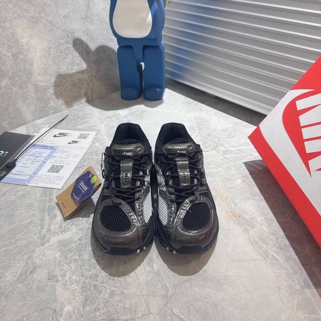 出厂 纯原市售最高版 正确版三层组合大底 原楦开发原版鞋型 P-6000 Cnpt0 Silver Laser Fuchsia 系列复古老爹风休闲运动舒适跑鞋