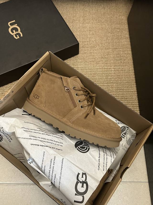 1163095 纽姆拉链小贝. 经典纽姆系列 升级侧拉链款 方便穿脱 高丝光牛反绒材质 不冻脚过冬 必须把加毛的安排上 Size：39-45