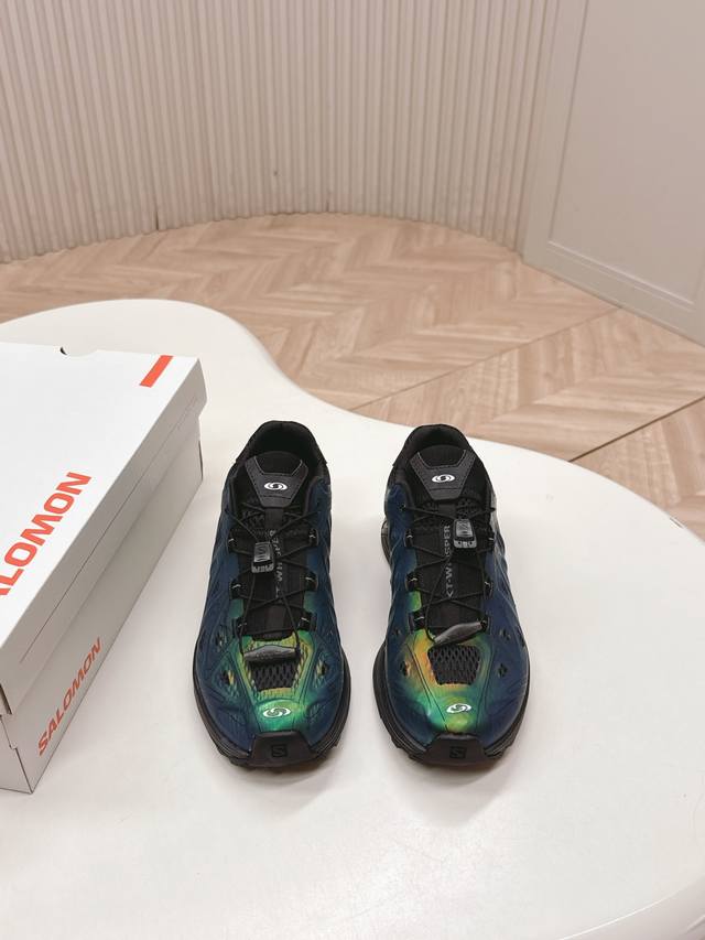 出 萨洛蒙 Salomon X Ama Lou 25Ss新款越野跑鞋运动鞋 网球鞋 专为追求卓越舒适性的长距离越野跑者设计 鞋面 鞋头有非常厚实的白色压胶 鞋面