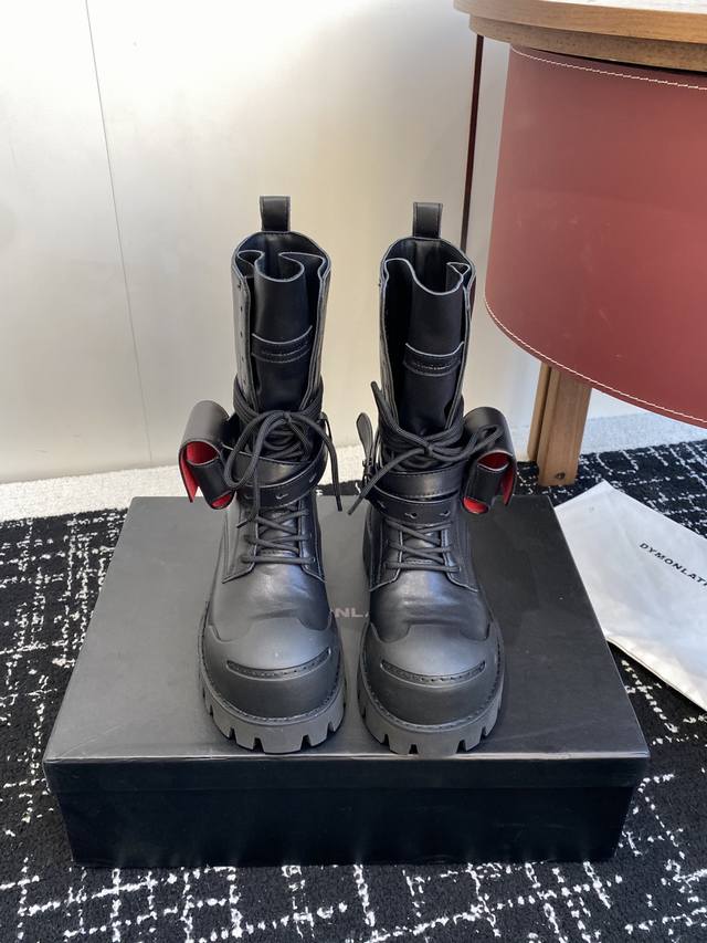 代购级 Dymonlatry 春夏新款极简机能玛丽珍 超轻厚底德比靴 刷新视觉美感，厚底大头德比鞋，国潮轻奢崛起的标识，外观 配色 线条 无不彰显与众不同的美，